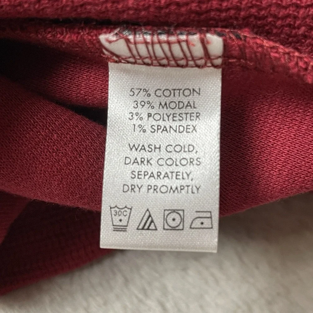New Calvin Klein Sweater Mens XL Red Shawl Collar Preppy Winter Stretch Dressy